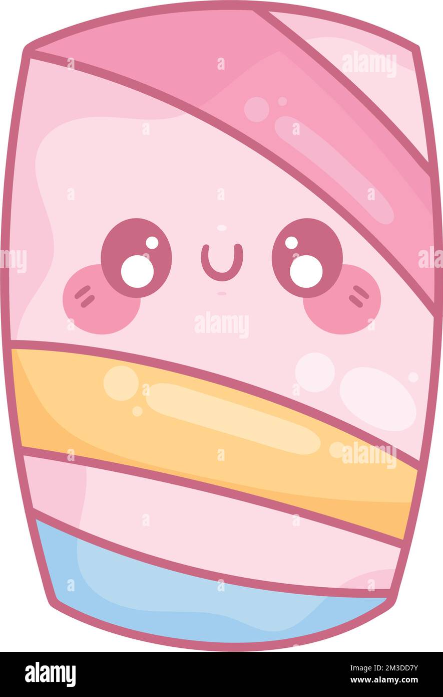 sweet marshmallow kawaii cute character Stock Vector Image &amp; Art - Alamy
