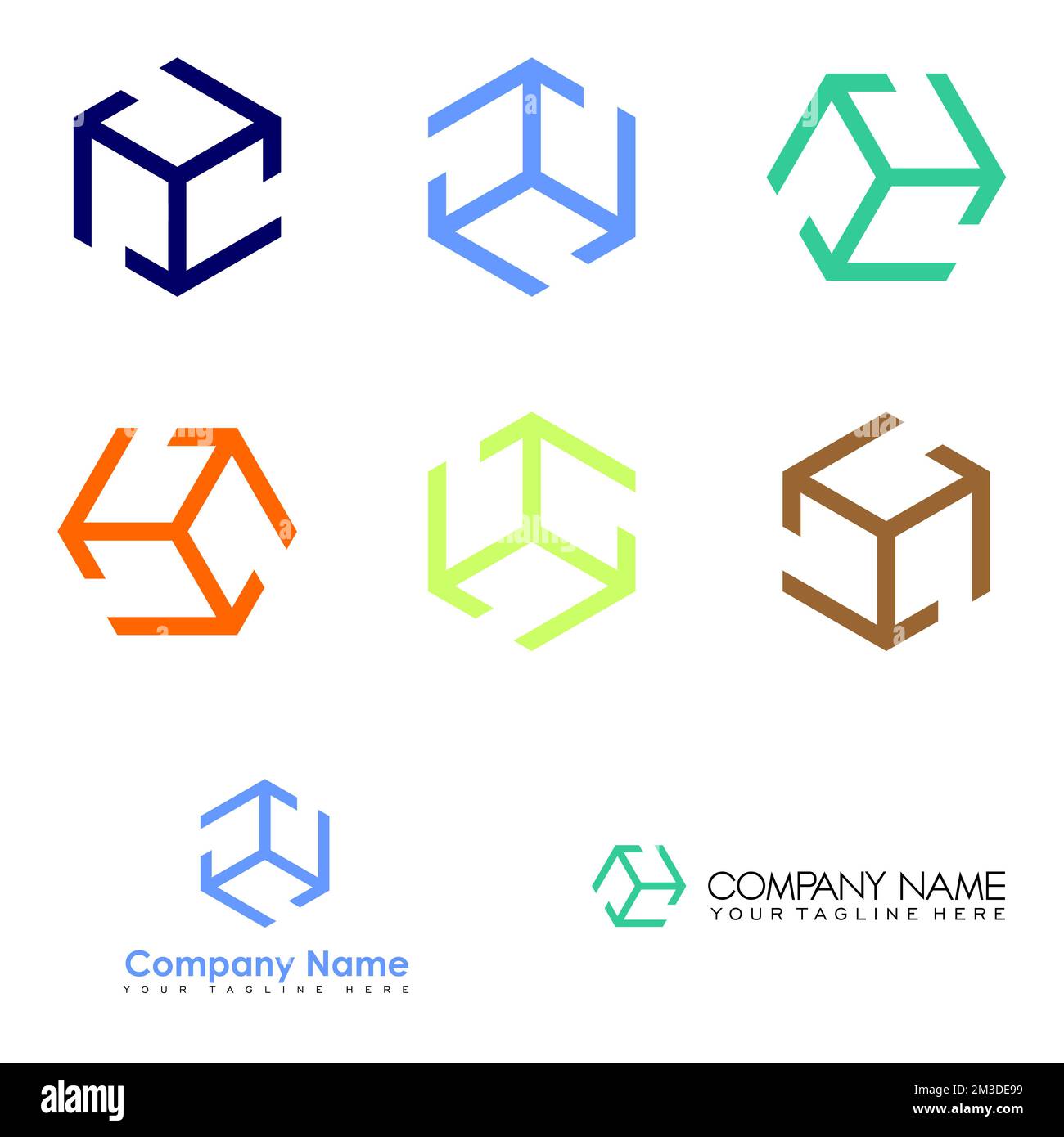 various basic shape of box image graphic icon logo design abstract concept vector stock. Can be