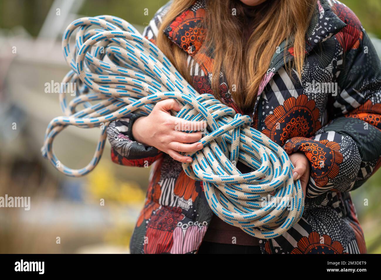 Work On Rope Ratchet suspension hi-res stock photography and images - Alamy