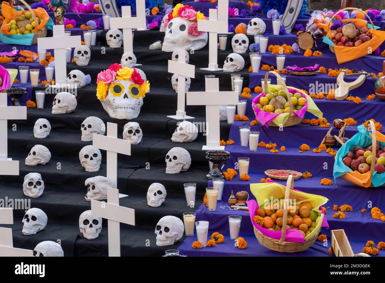 Candle and candlelight background with copy space candles in Day of the