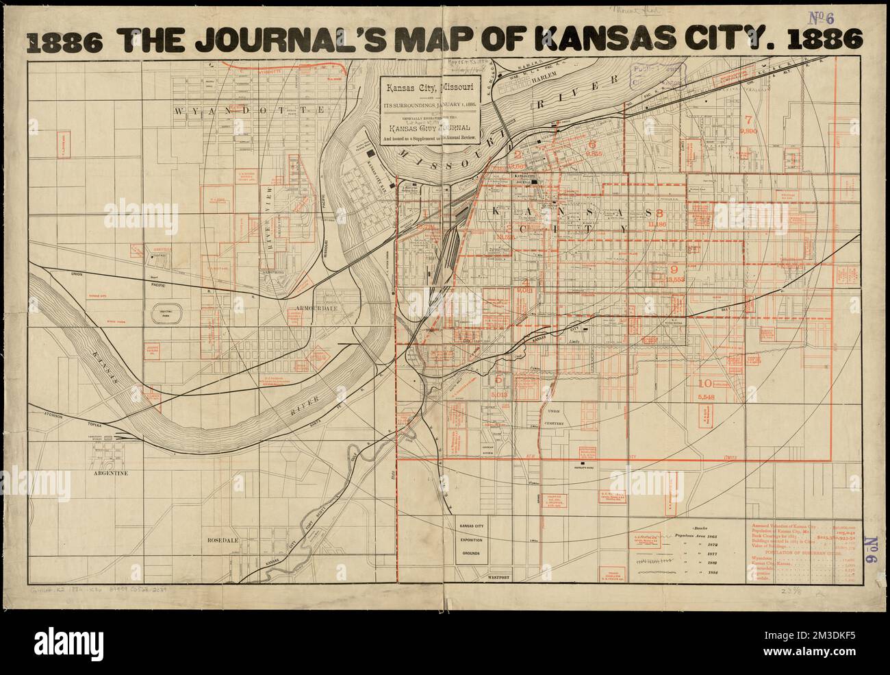 Kansas City, Missouri and its surroundings , Railroads, Missouri