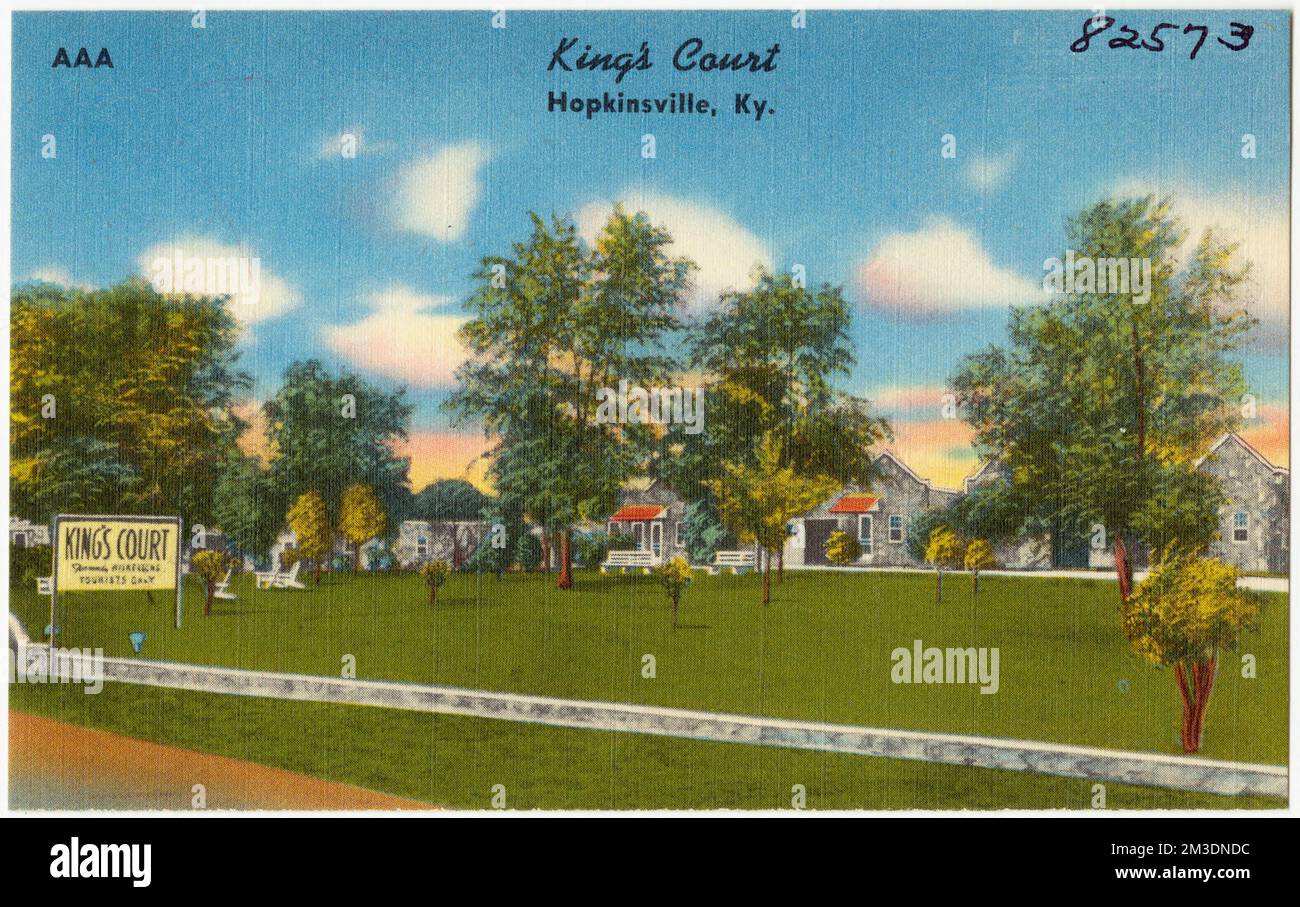 King #39 s Court Hopkinsville Ky Motels Tichnor Brothers Collection