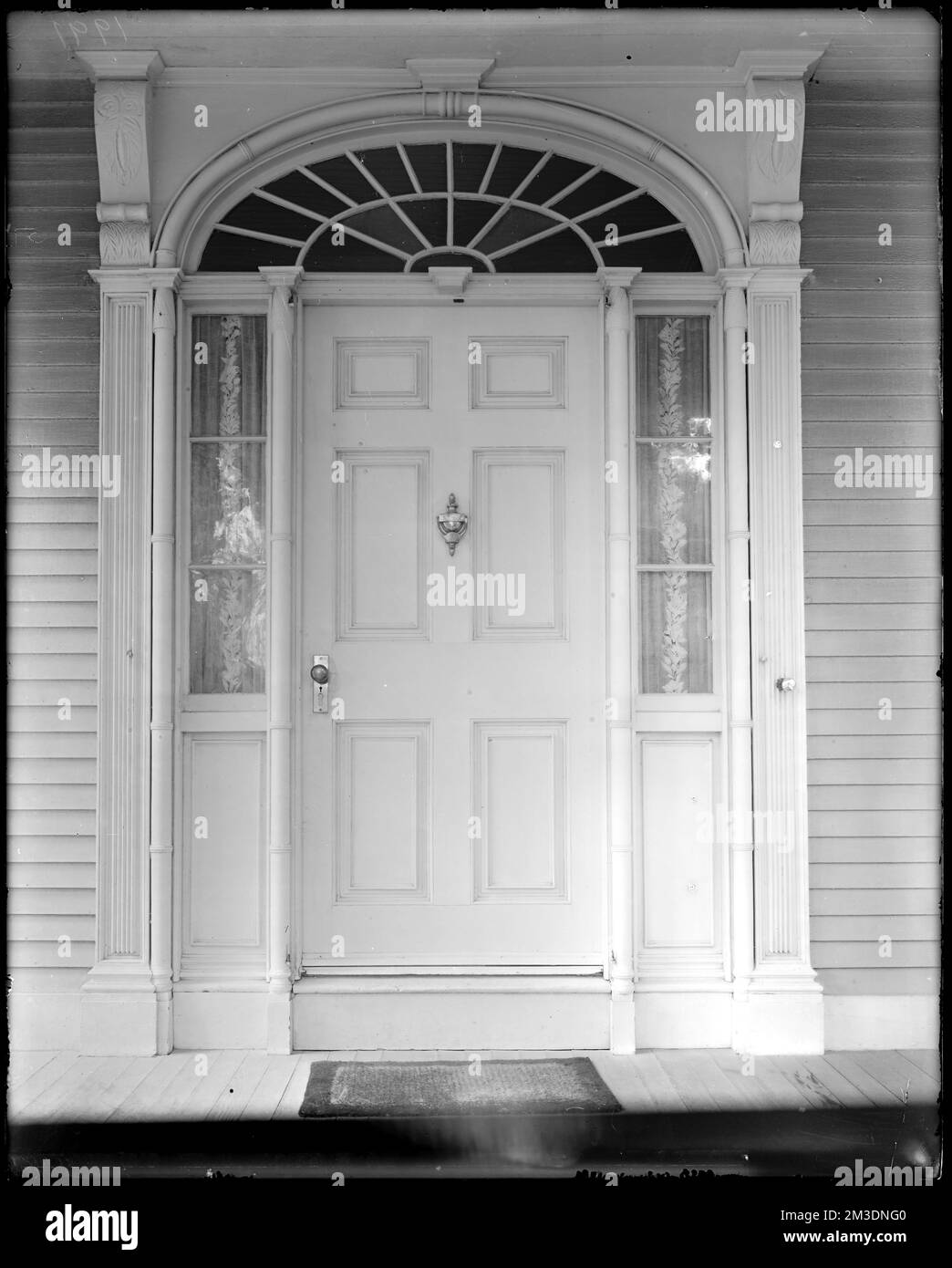 Kingston, Rhode Island, exterior detail, door, Hagadorn house , Houses