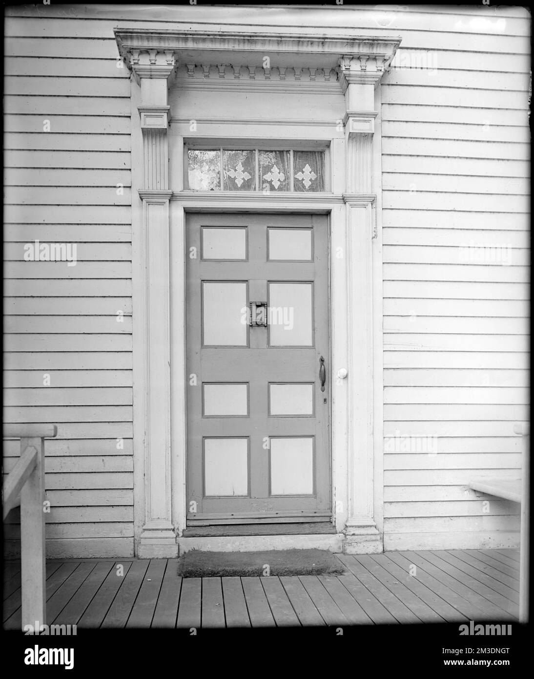 Kingston, Rhode Island, exterior detail, door, Wilkins Updike, Updike