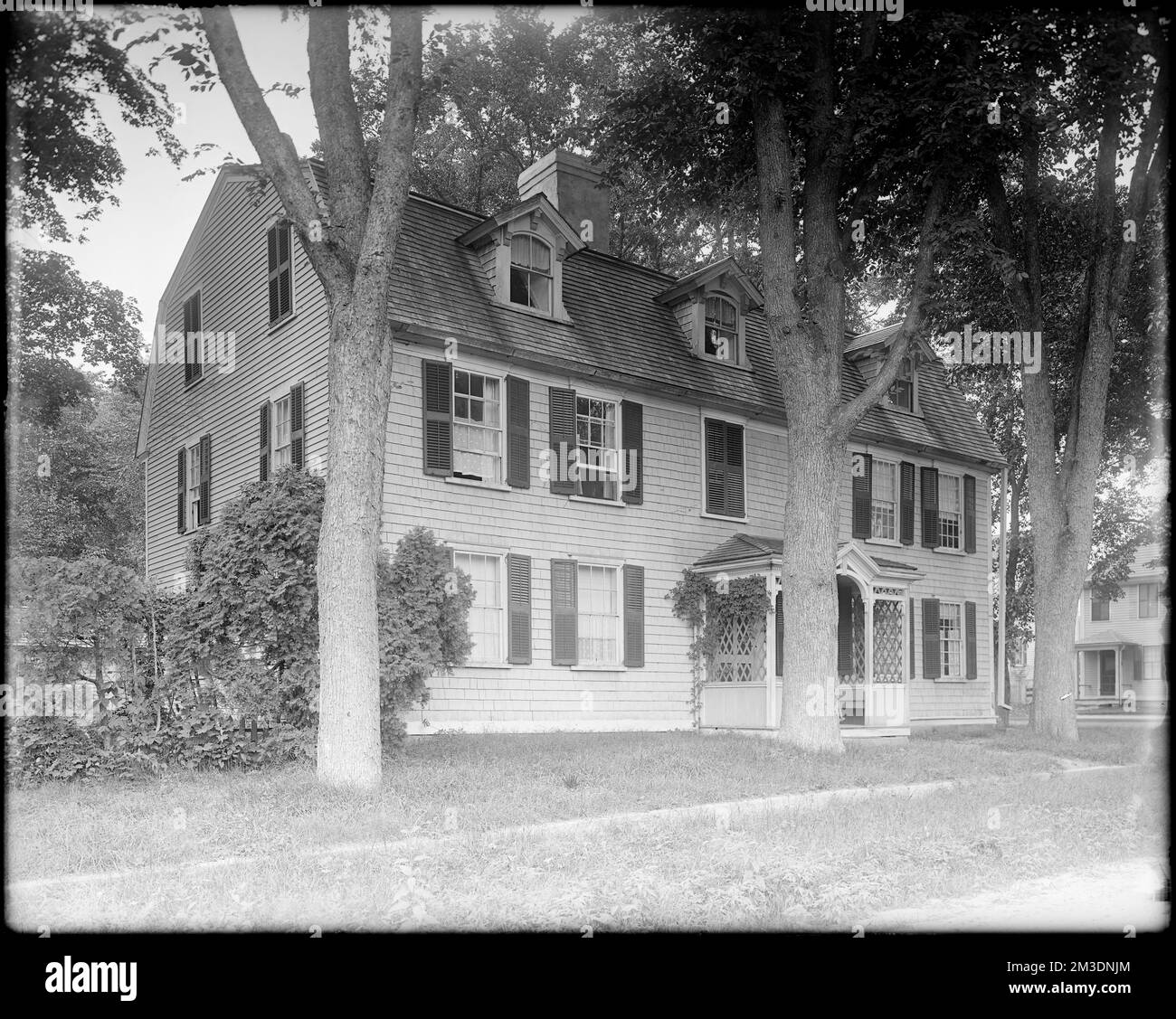 Kingston, Rhode Island, Lucca house , Houses. Frank Cousins Glass Plate