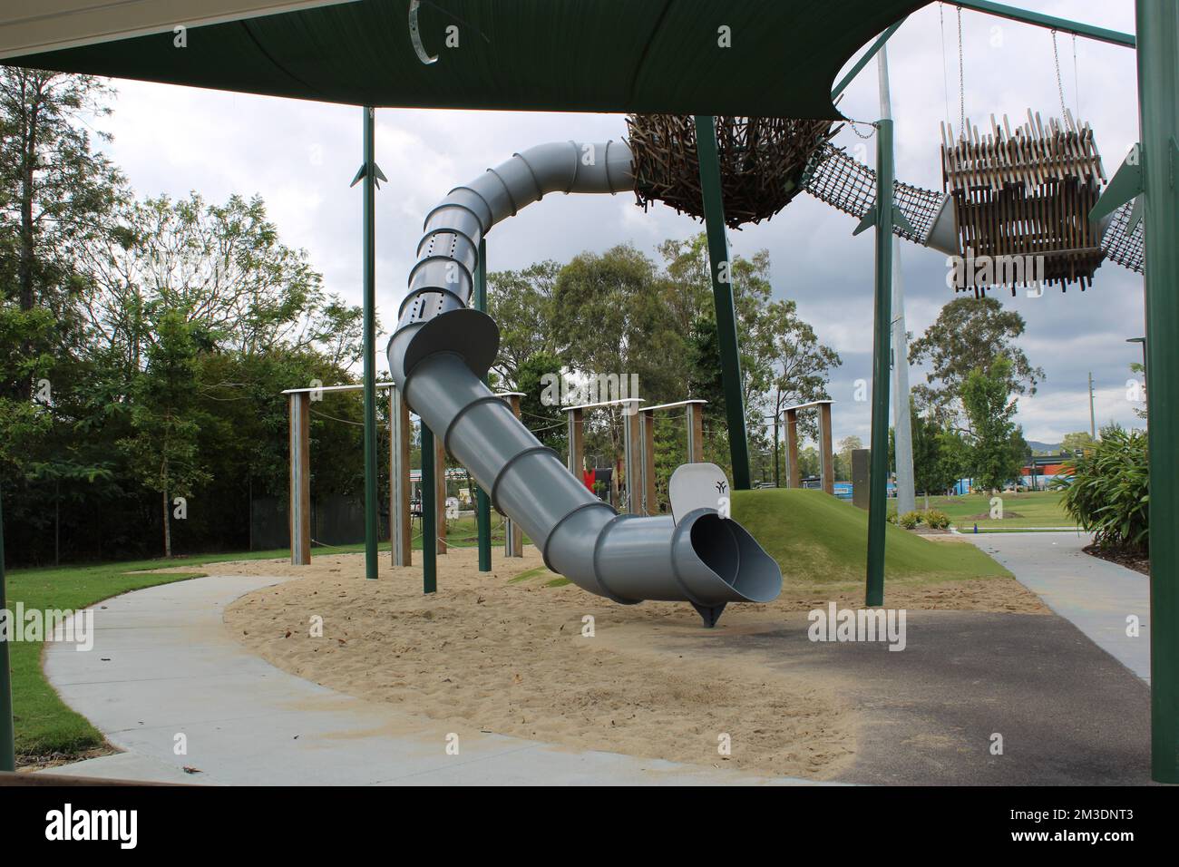 Playground in Logan Village Stock Photo Alamy