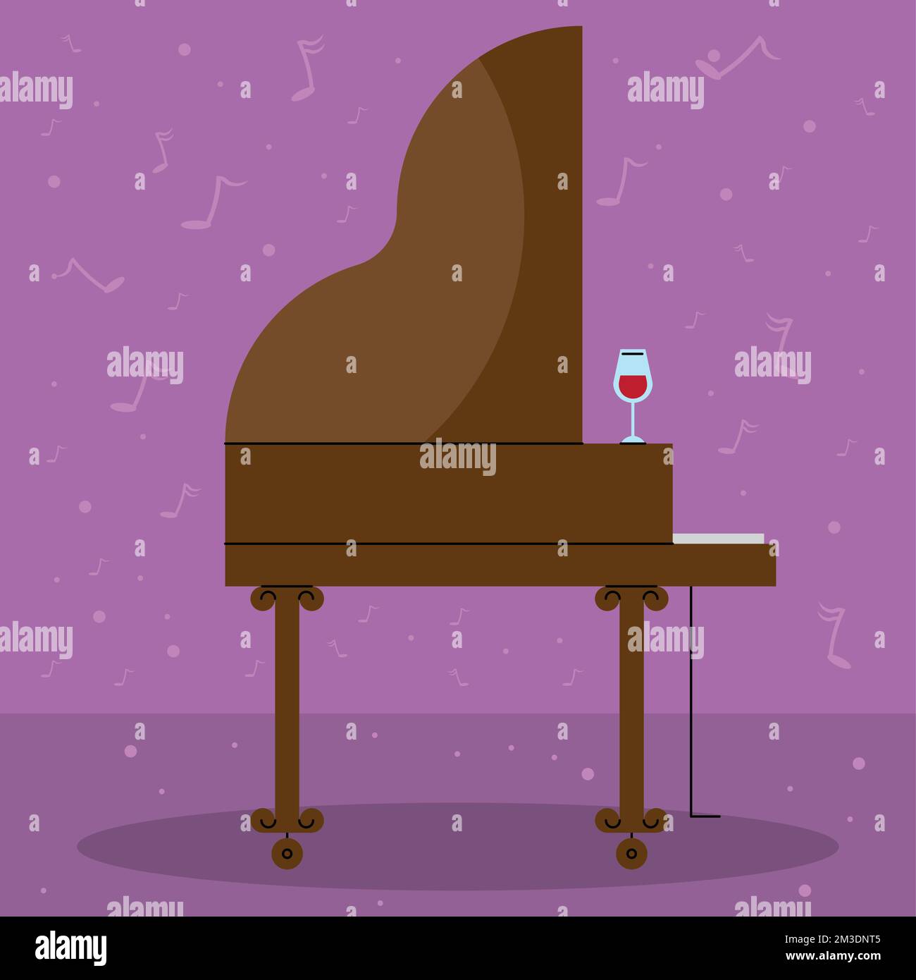 grand piano instrument musical icon Stock Vector Image & Art - Alamy