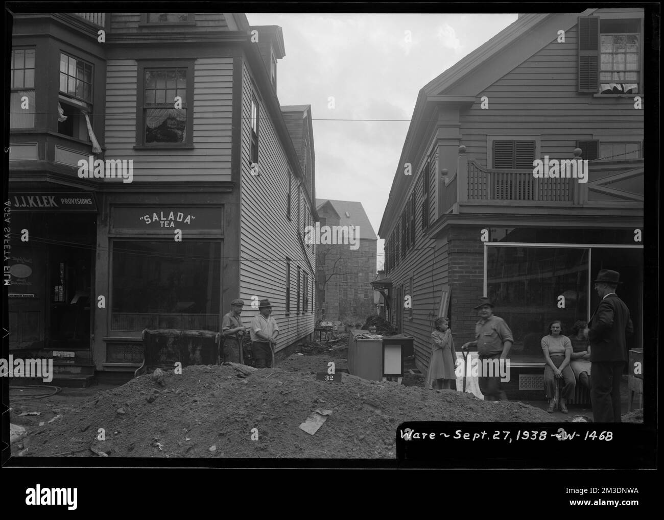 Klek store and Zagorski café, 26 and 28 Pulaski Street, Ware, Mass