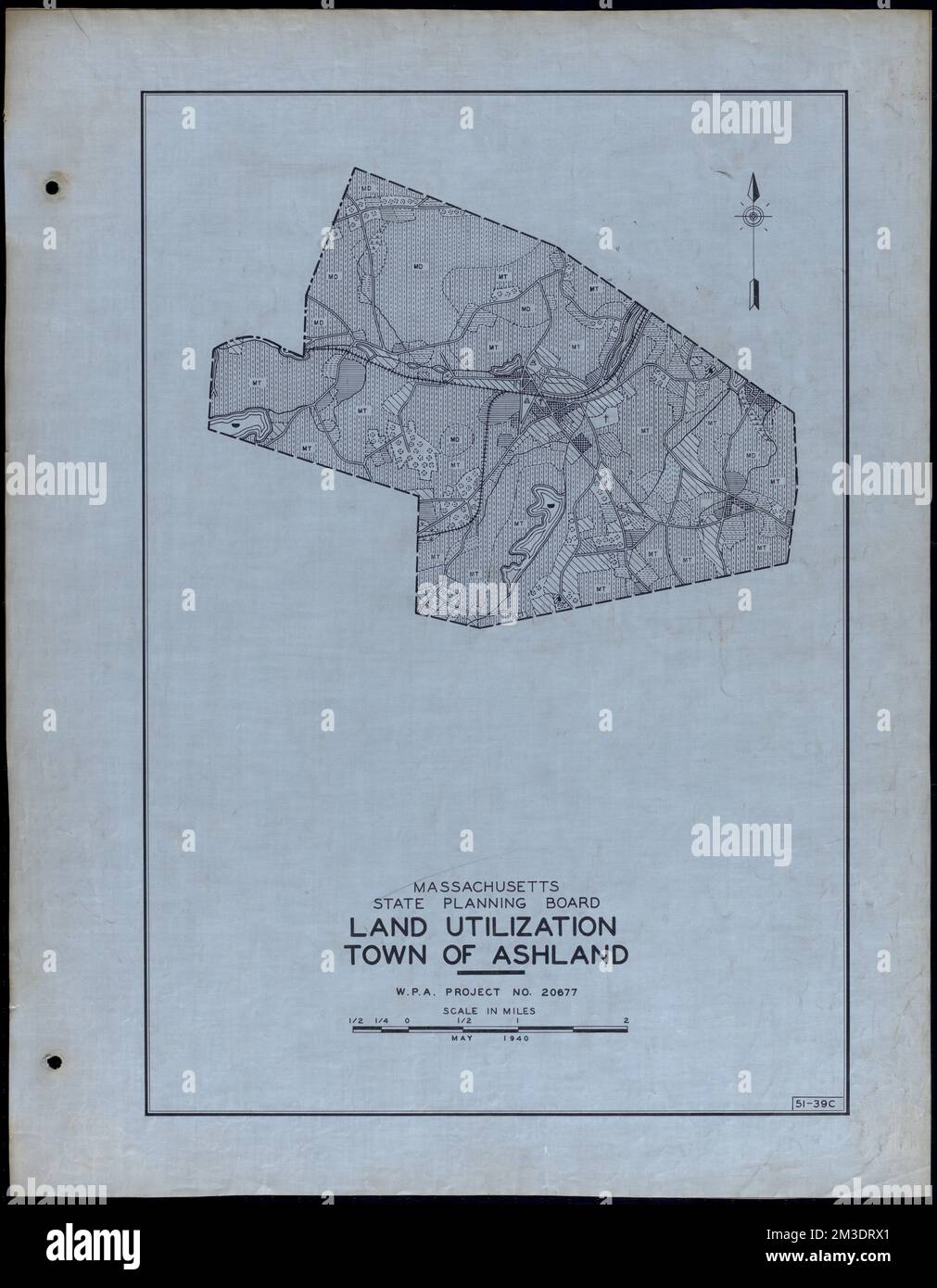 Land Utilization Town of Ashland , Roads, Cities and towns, Land use