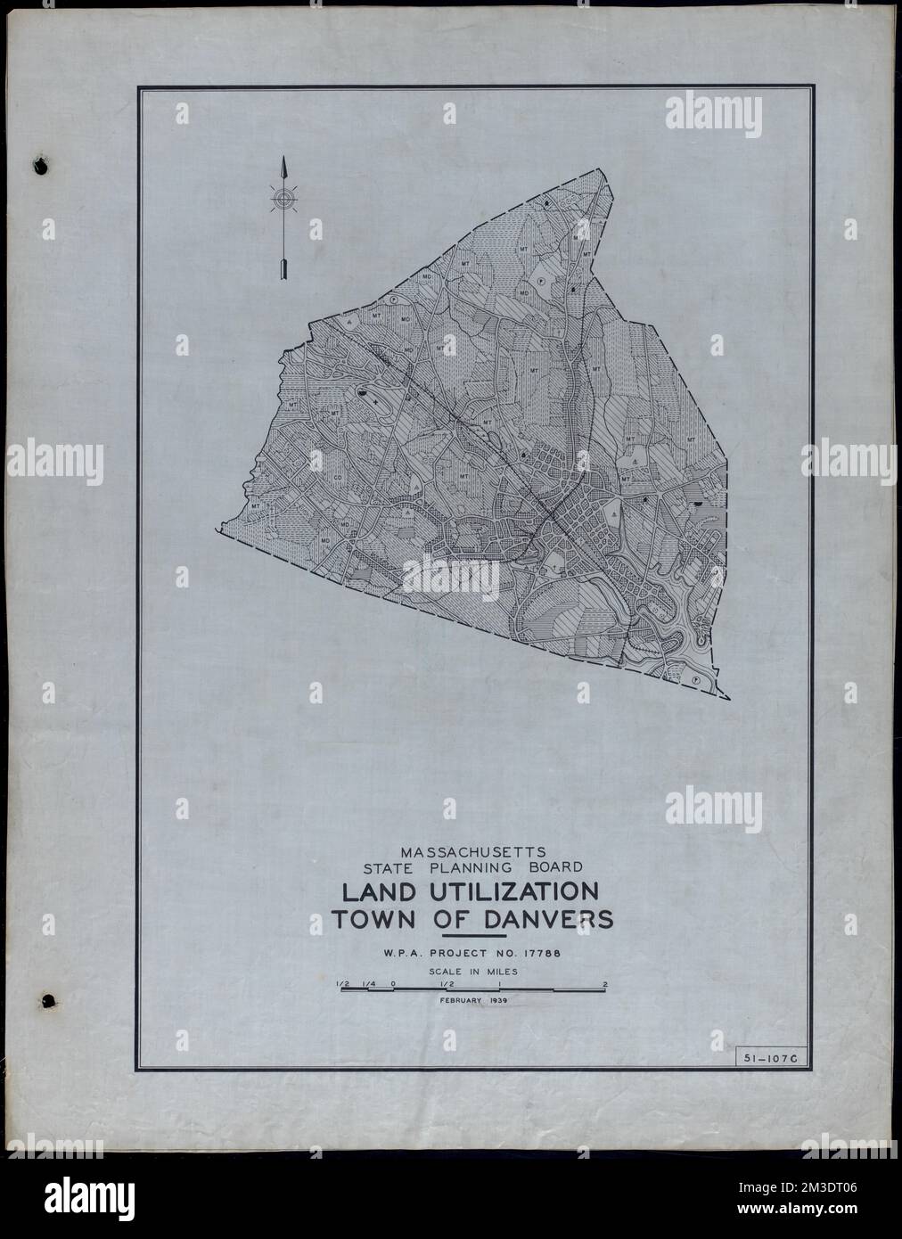 Land Utilization Town of Danvers , Roads, Cities and towns, Land use