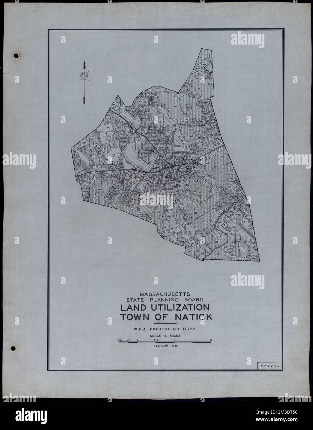 Land Utilization Town of Natick , Roads, Cities and towns, Land use