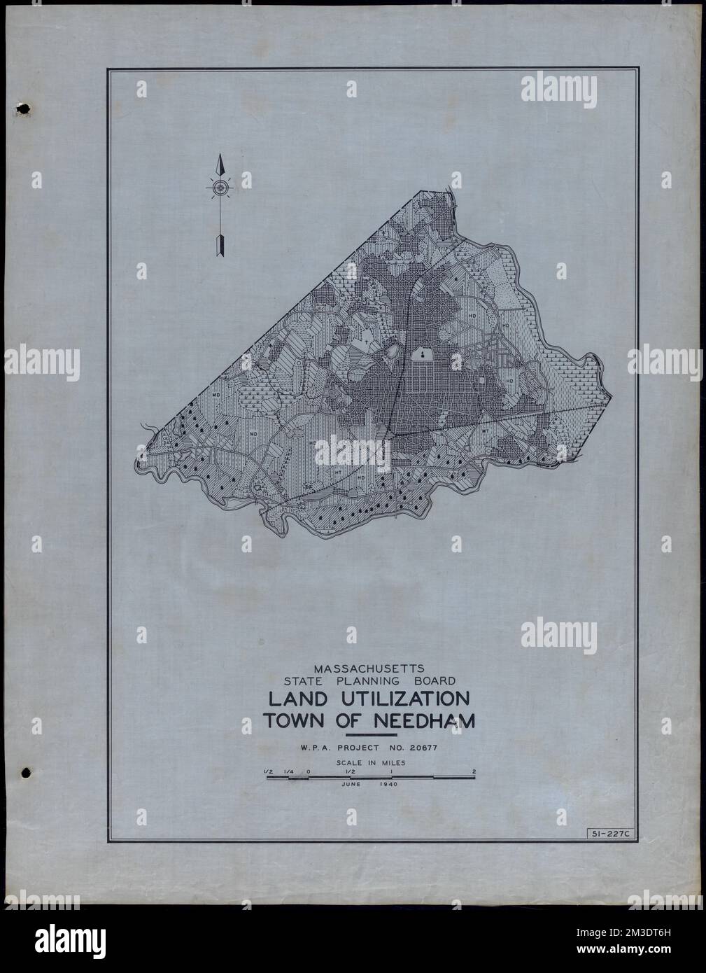 Land Utilization Town of Needham , Roads, Cities and towns, Land use