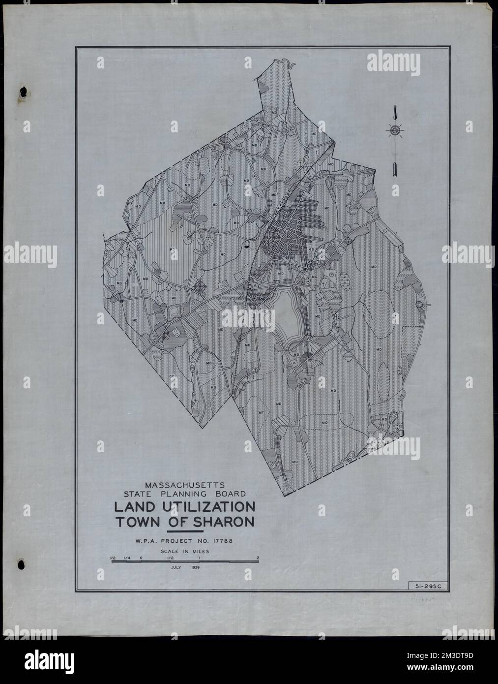 Land Utilization Town of Sharon , Roads, Cities and towns, Land use