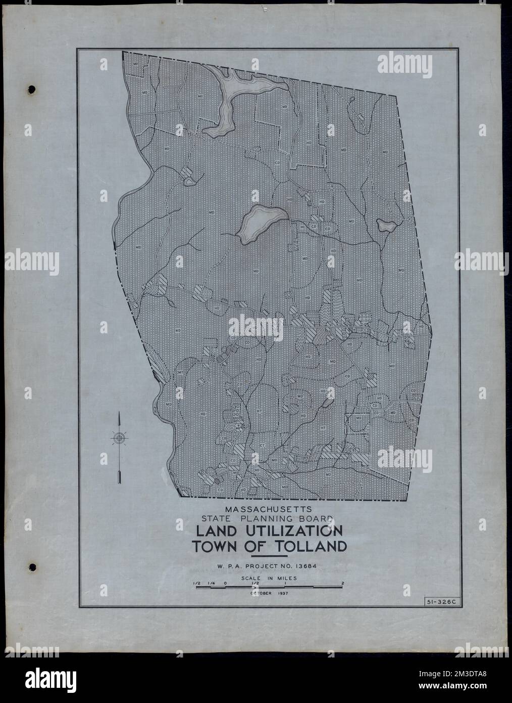 Land Utilization Town of Tolland , Roads, Cities and towns, Land use mapping, Soil mapping