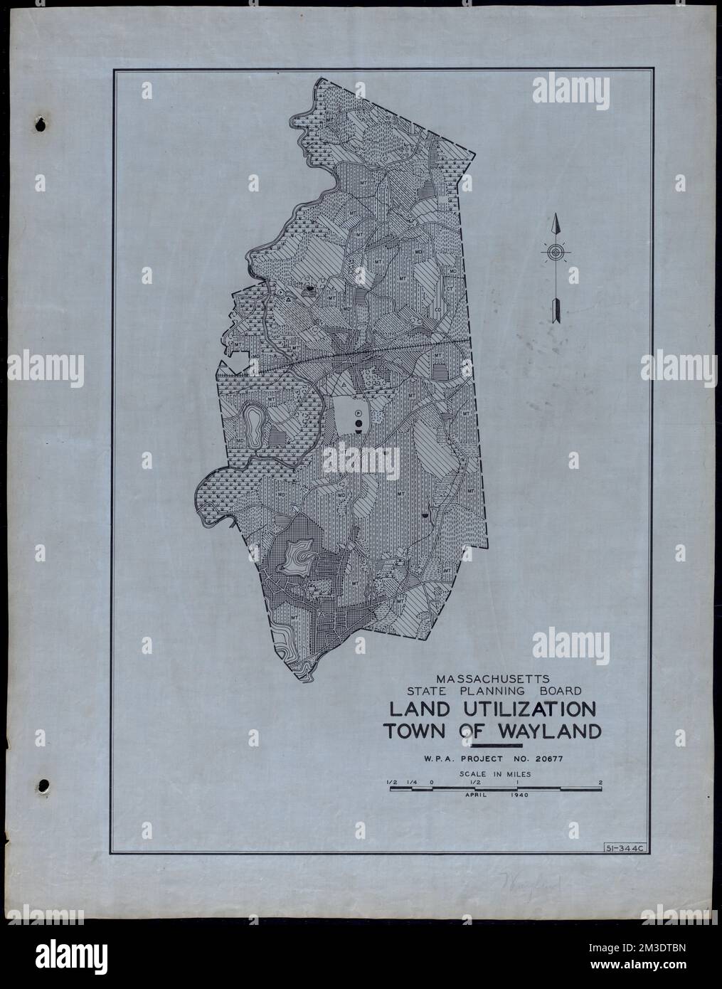 Land Utilization Town of Wayland , Roads, Cities and towns, Land use