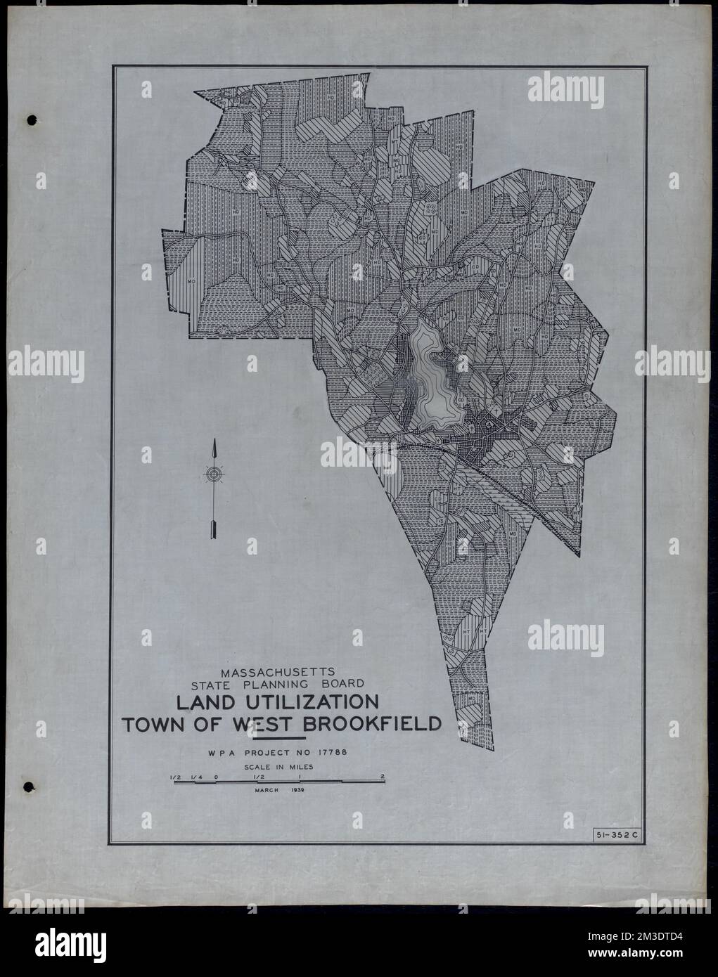 Land Utilization Town of West Brookfield , Roads, Cities and towns