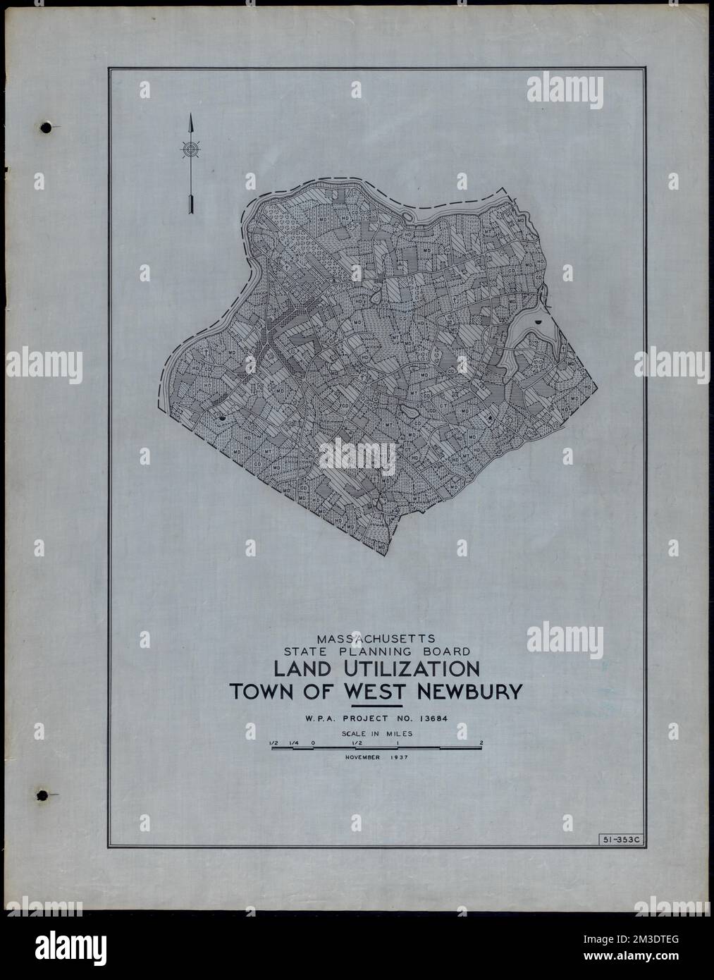 Land Utilization Town of West Newbury , Roads, Cities and towns, Land