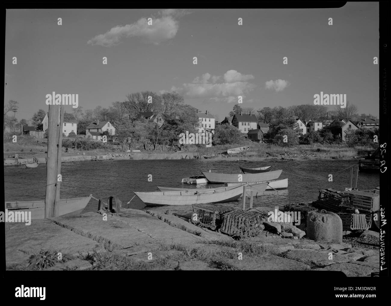 Lanesville , Boats, Waterfronts. Samuel Chamberlain Photograph