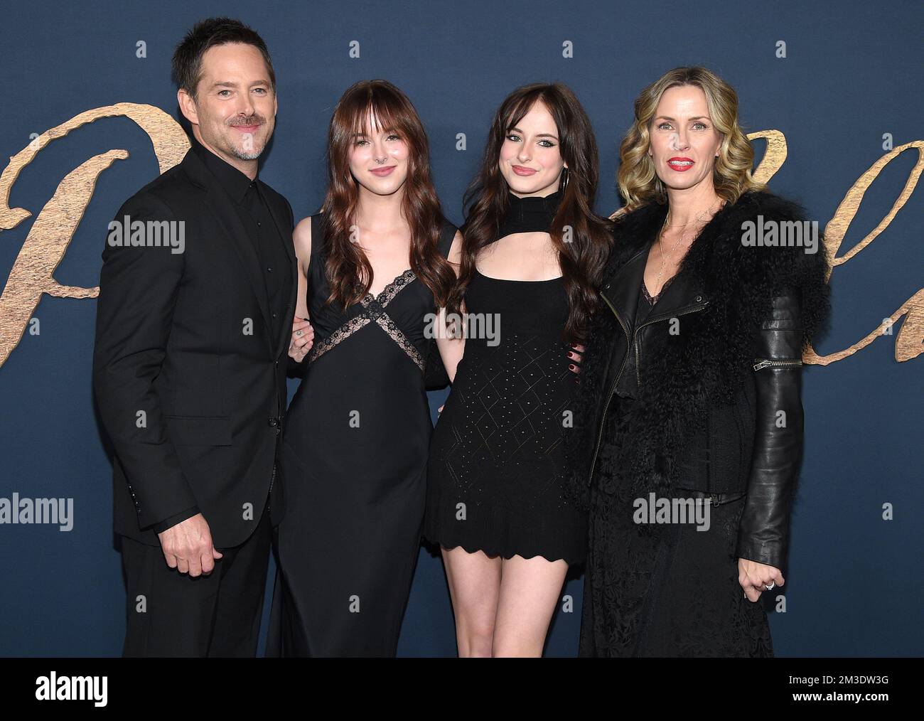 Los Angeles, USA. 14th Dec, 2022. Scott Cooper, Stella Cooper, Ava ...