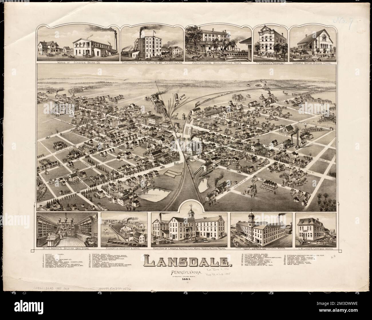 Lansdale Pennsylvania , Lansdale Pa., Aerial views Norman B