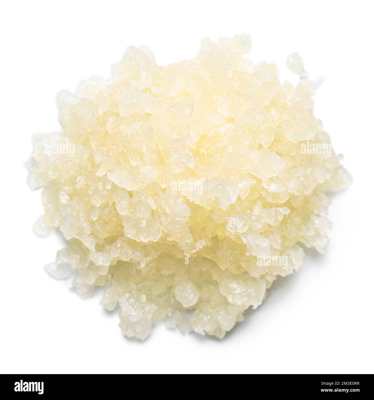 top view of crushed, grated and minced fresh garlic isolated on white background Stock Photo Alamy