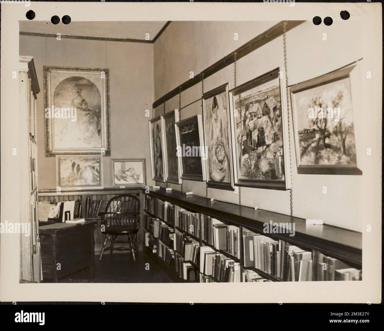 Lexington exhibition, corner of exhibit at Cary Memorial Library