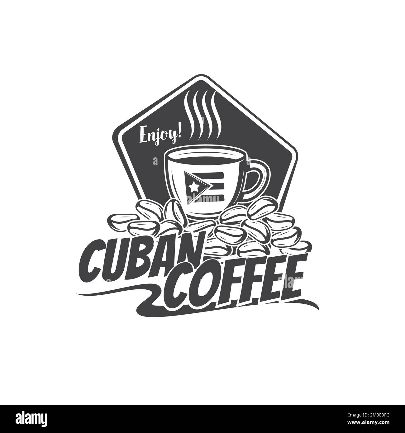 Cuban restaurant signage Stock Vector Images Alamy