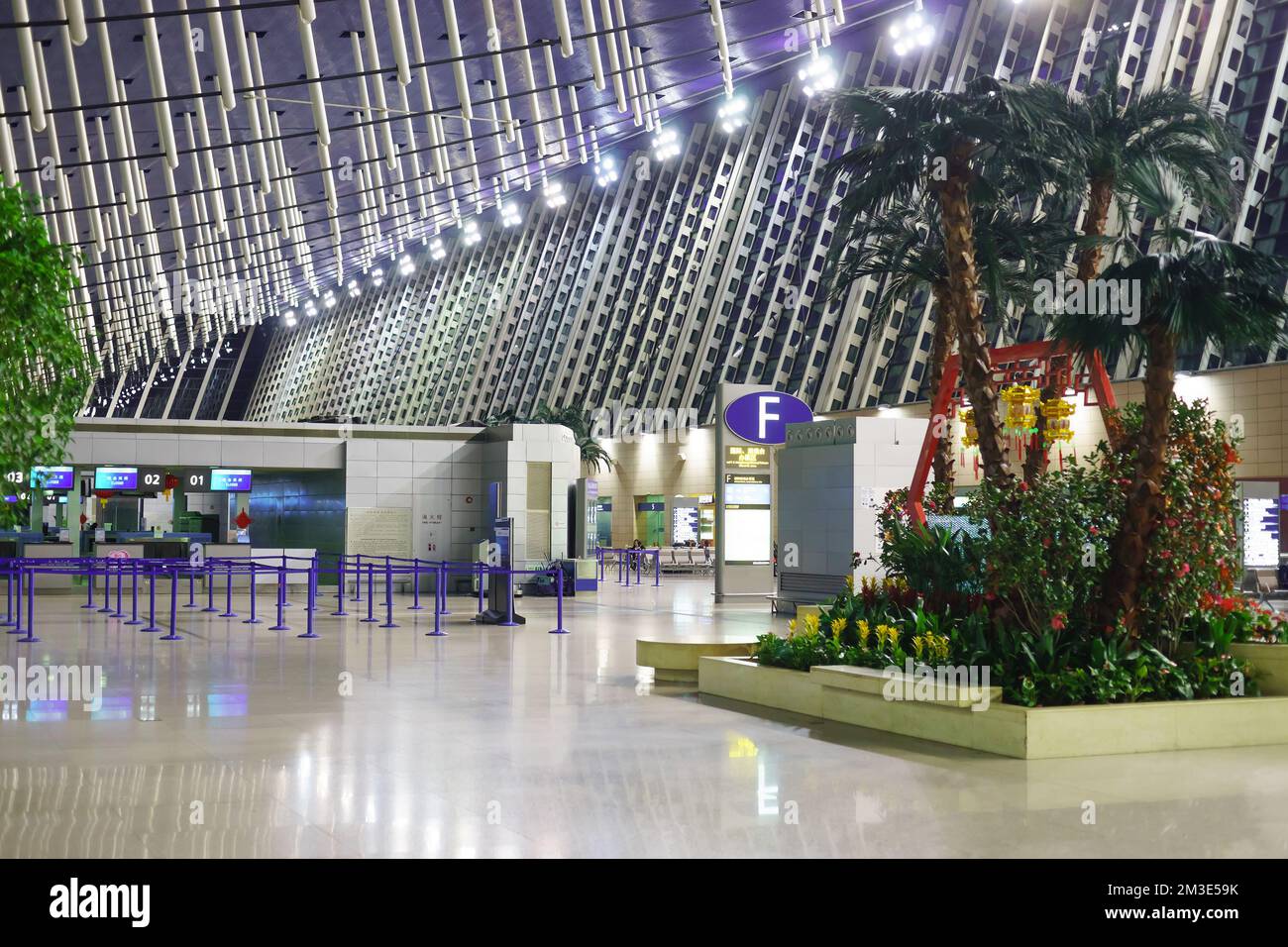 It Contains The Primary Airport Reference: Interior Pudong International Airport In Hi Res Stock Photography And