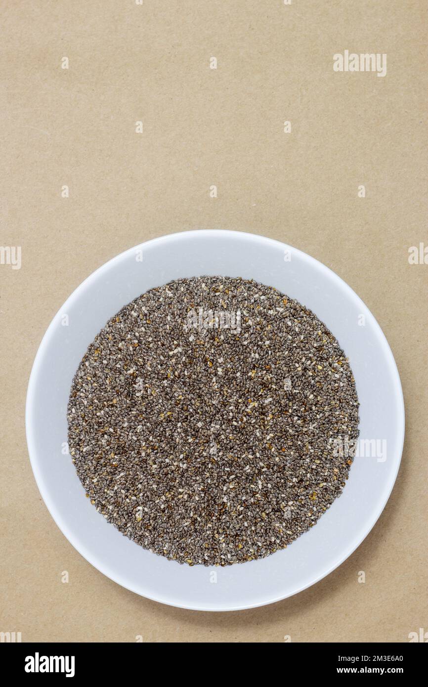 Healthy and diet food, Chia seeds are rich in nutrients like omega3