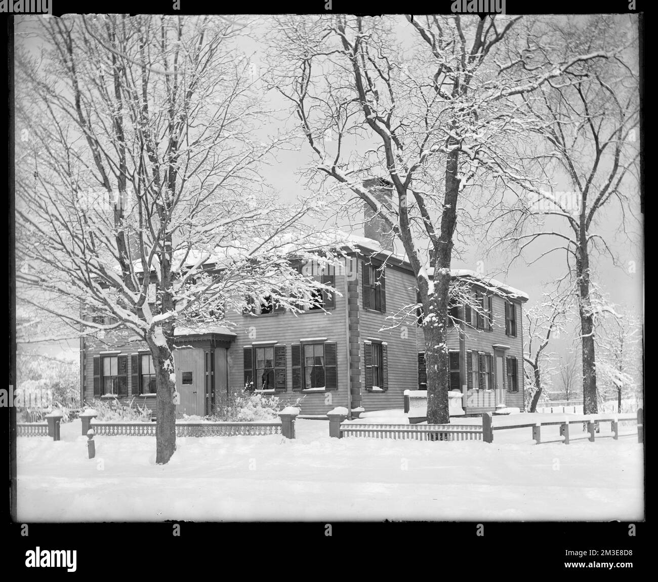 Loring House, corner of Main and South Sts. , Buildings. Hingham Public