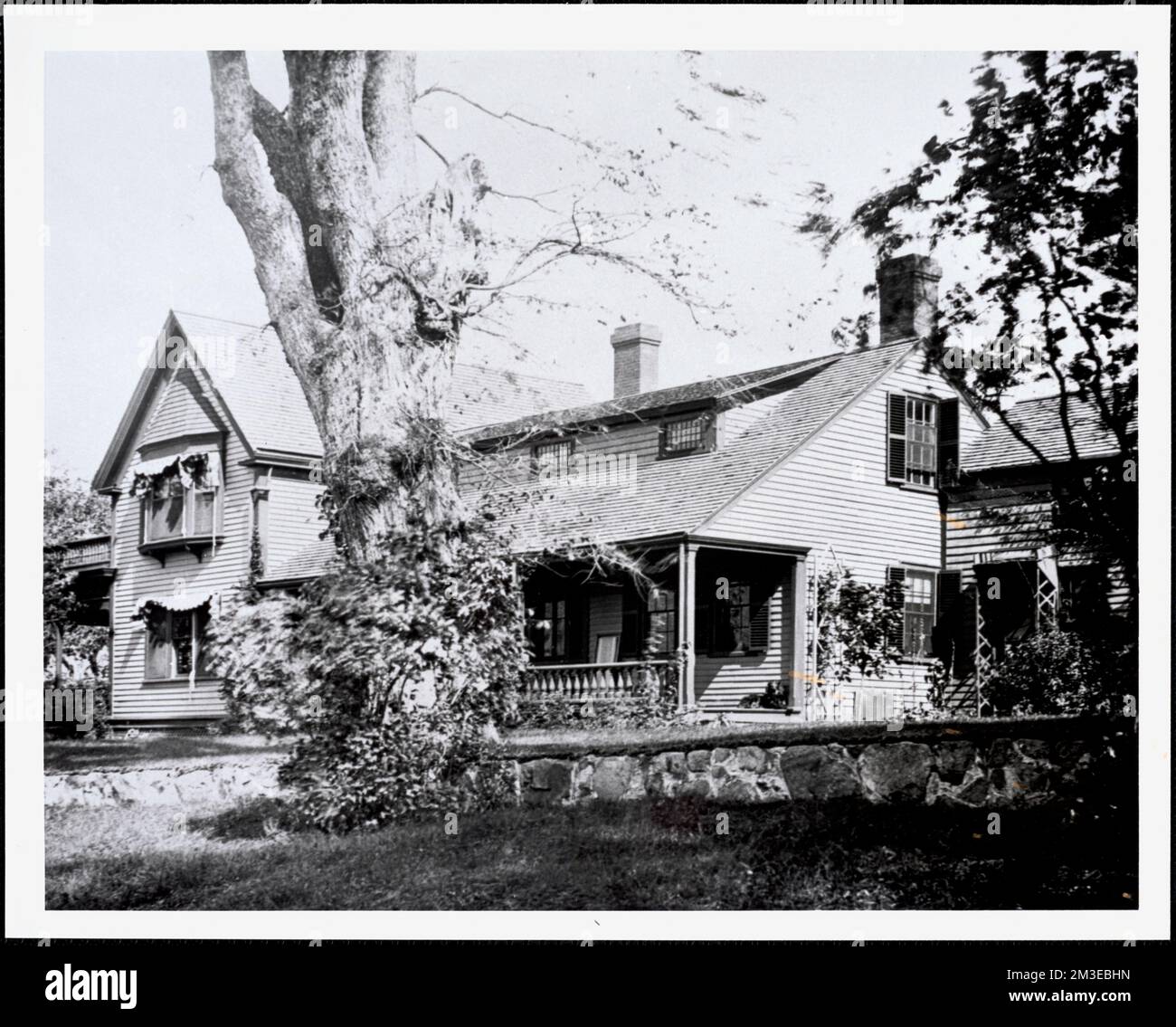 Lydia Maria Child House , Houses, Trees. Wayland Free Public Library 