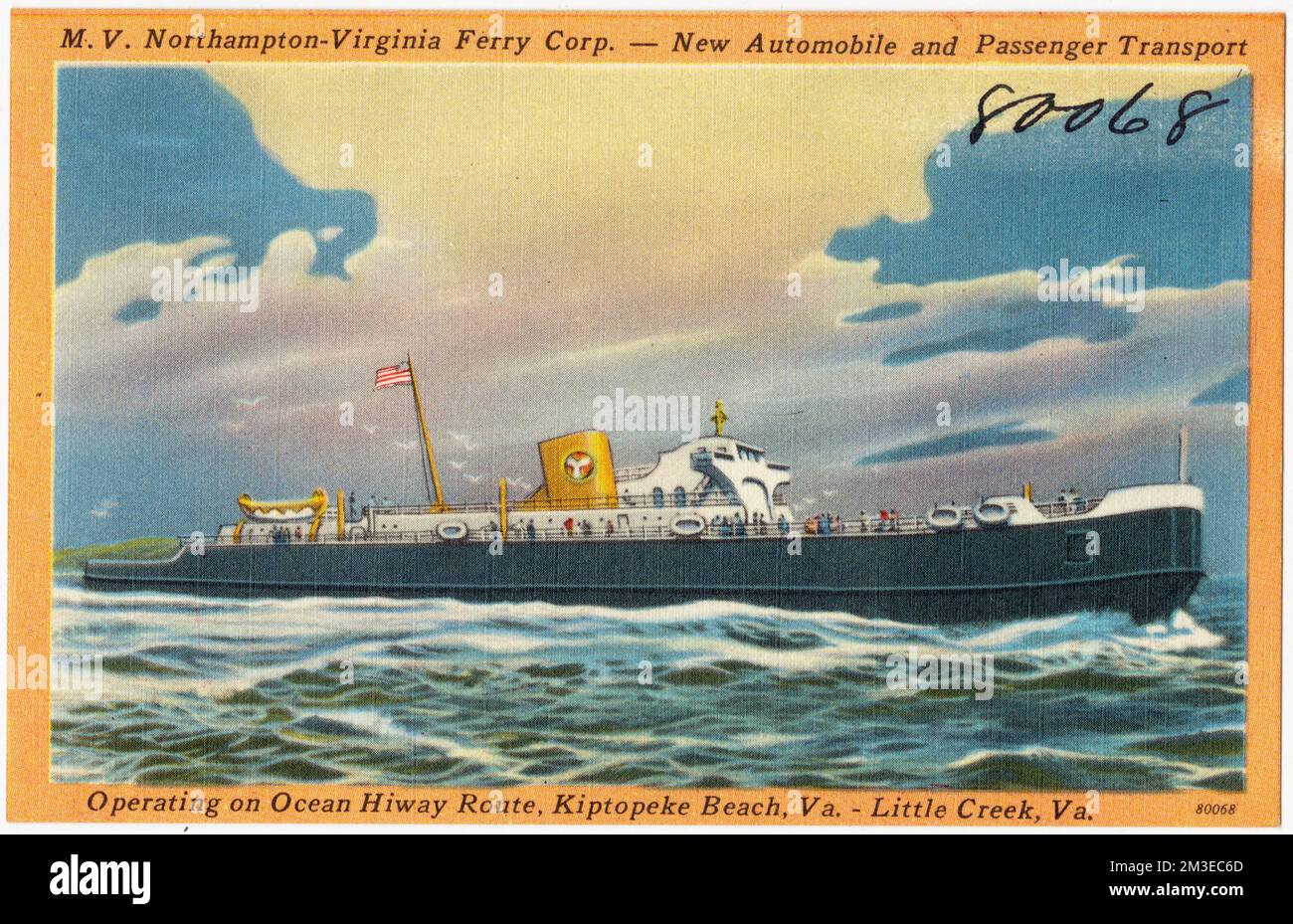 Virginia Ferry Kiptopeke beach hi-res stock photography and images - Alamy