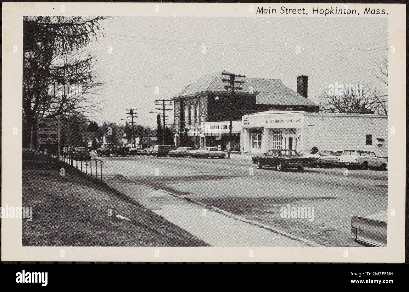 Main Street, Hopkinton, Mass. , Storefronts, Stores & shops, Banks