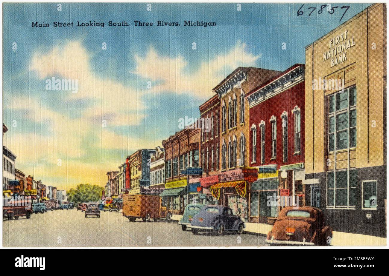 Main Street looking south, Three Rivers, Michigan , Cities & towns