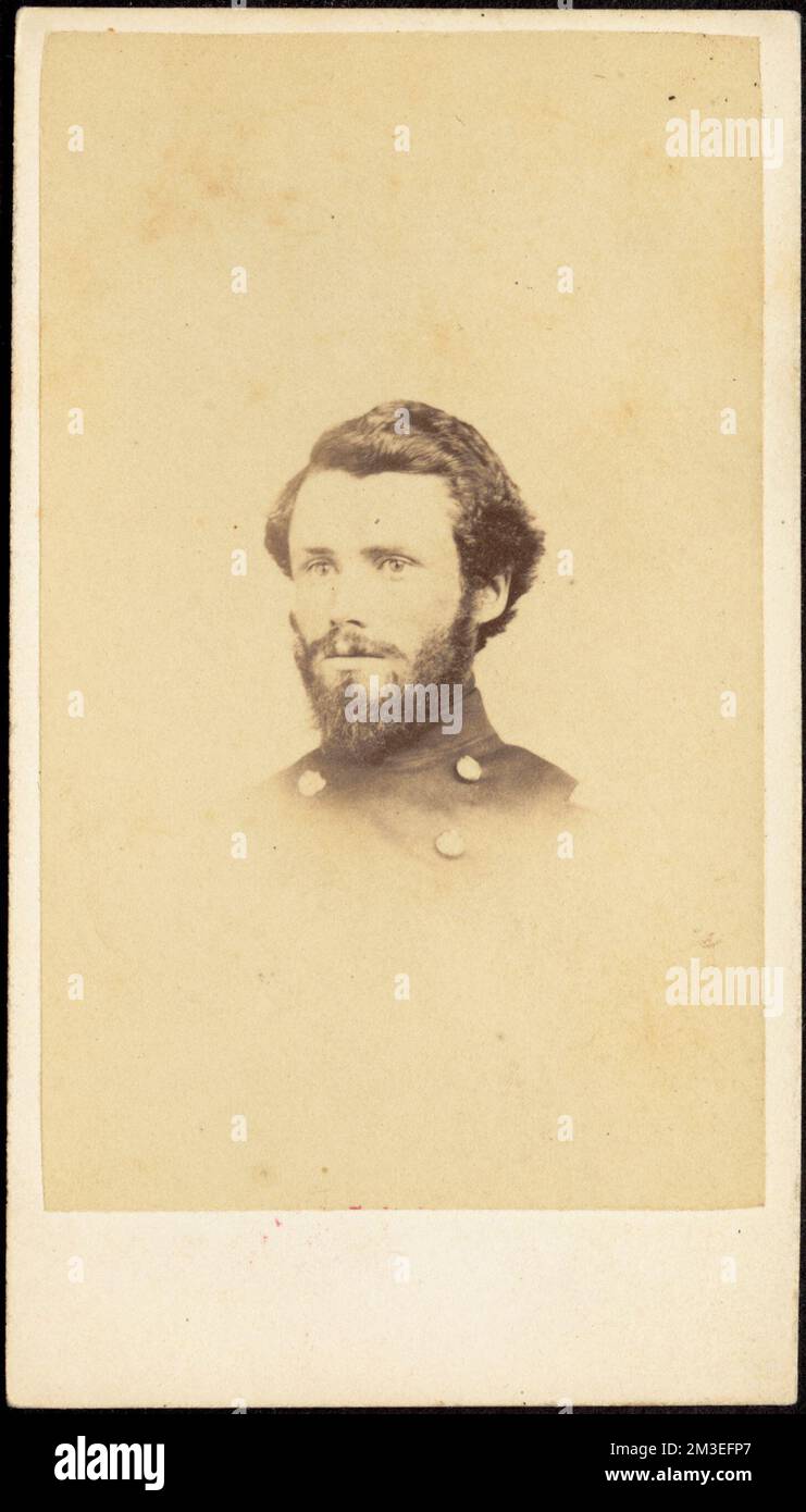 Major Frank Rolfe , Military officers, Carte de Visite Collection Stock