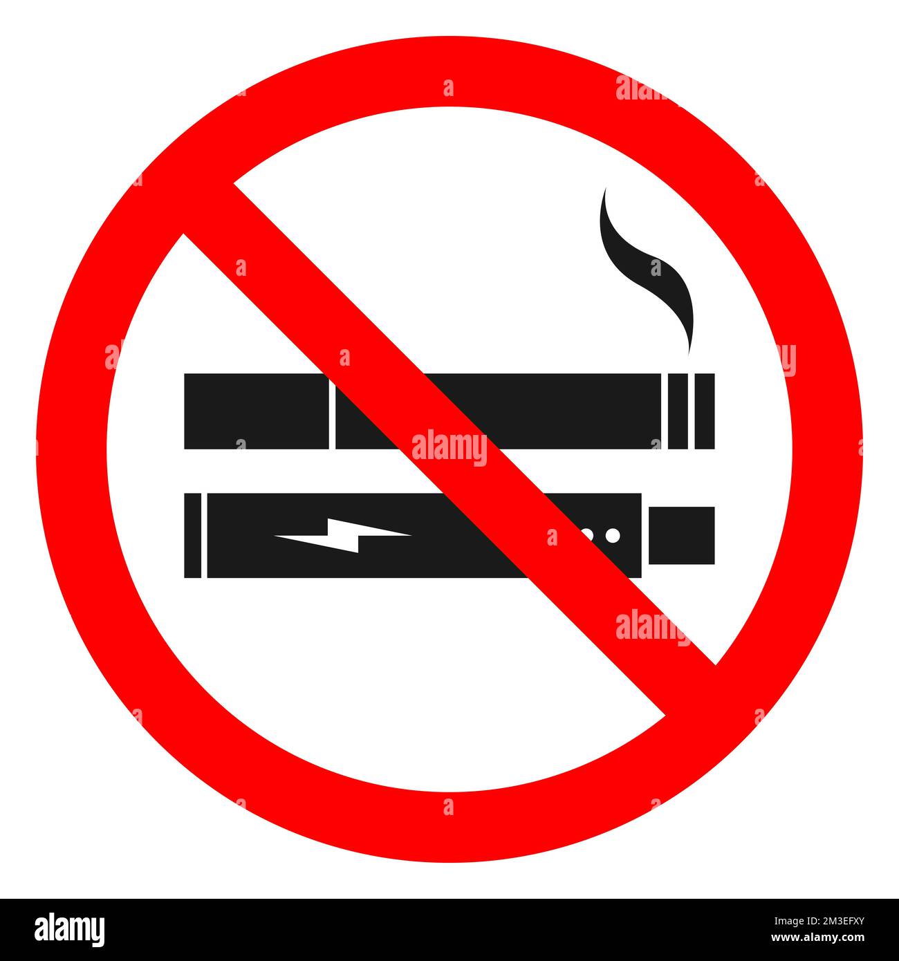 No smoking no vaping Stock Vector Images - Alamy