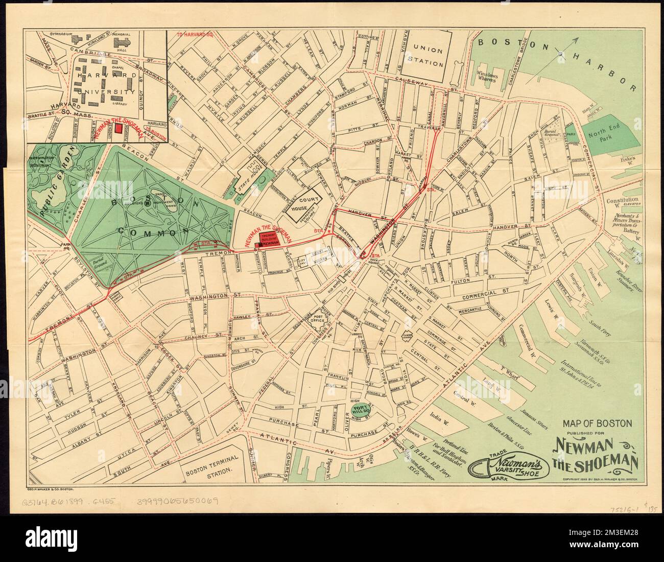 Leventhal Map Collection Map of Boston , Boston Mass., Maps Norman B. Leventhal Map Center ...