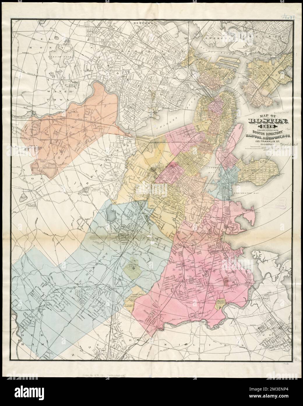 Leventhal Map Collection Map of Boston, for 1879 , Boston Mass., Maps Norman B. Leventhal Map ...