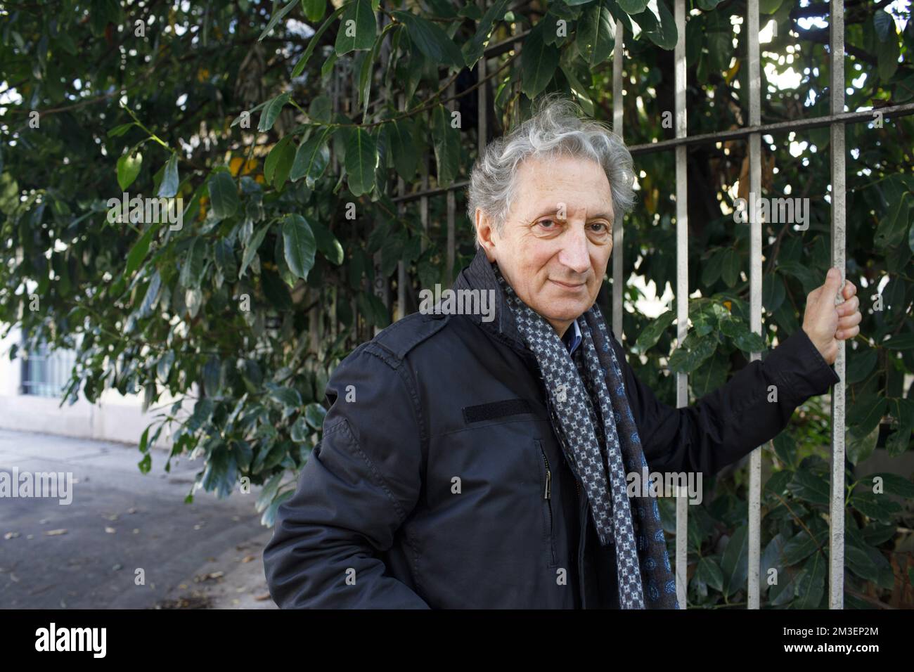 Portrait of Gerard de Cortanze 18/11/2022 ©Basso Cannarsa/opale.photo Stock Photo