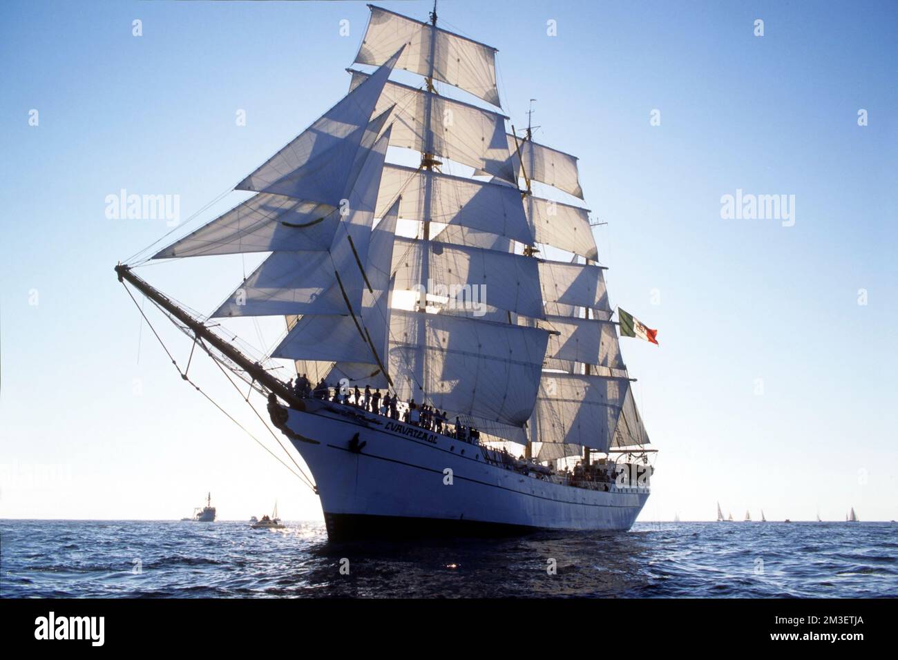 Mexican tall ship Cuauhtemoc, 1999 Stock Photo - Alamy