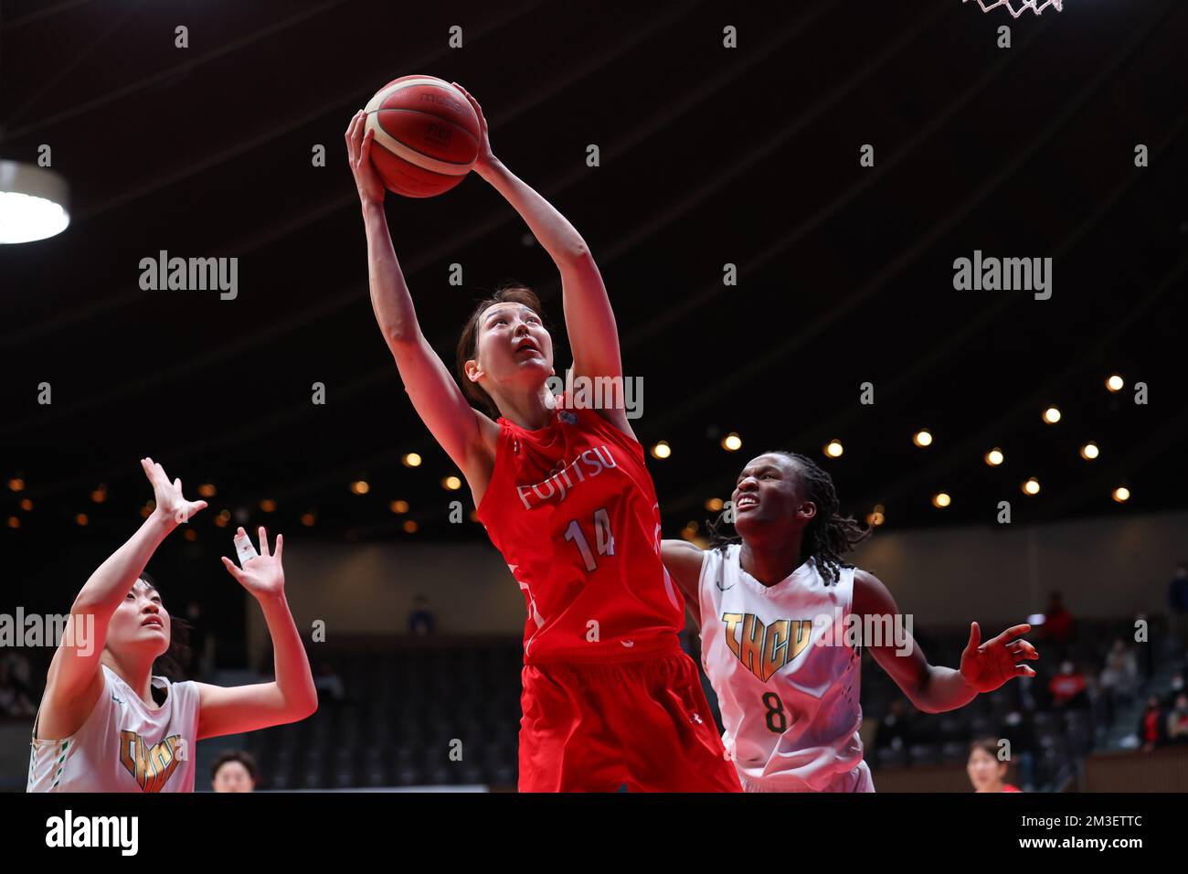 Yoyogi 2nd Gymnasium, Tokyo, Japan. 15th Dec, 2022. Mamiko Tanaka (RedWave), DECEMBER 15, 2022 - Basketball : The 89th Empress's Cup All Japan Basketball Championship quarter-final match between Tokyo Healthcare University - Fujitsu Red Wave at Yoyogi 2nd Gymnasium, Tokyo, Japan. Credit: Yohei Osada/AFLO SPORT/Alamy Live News Stock Photo