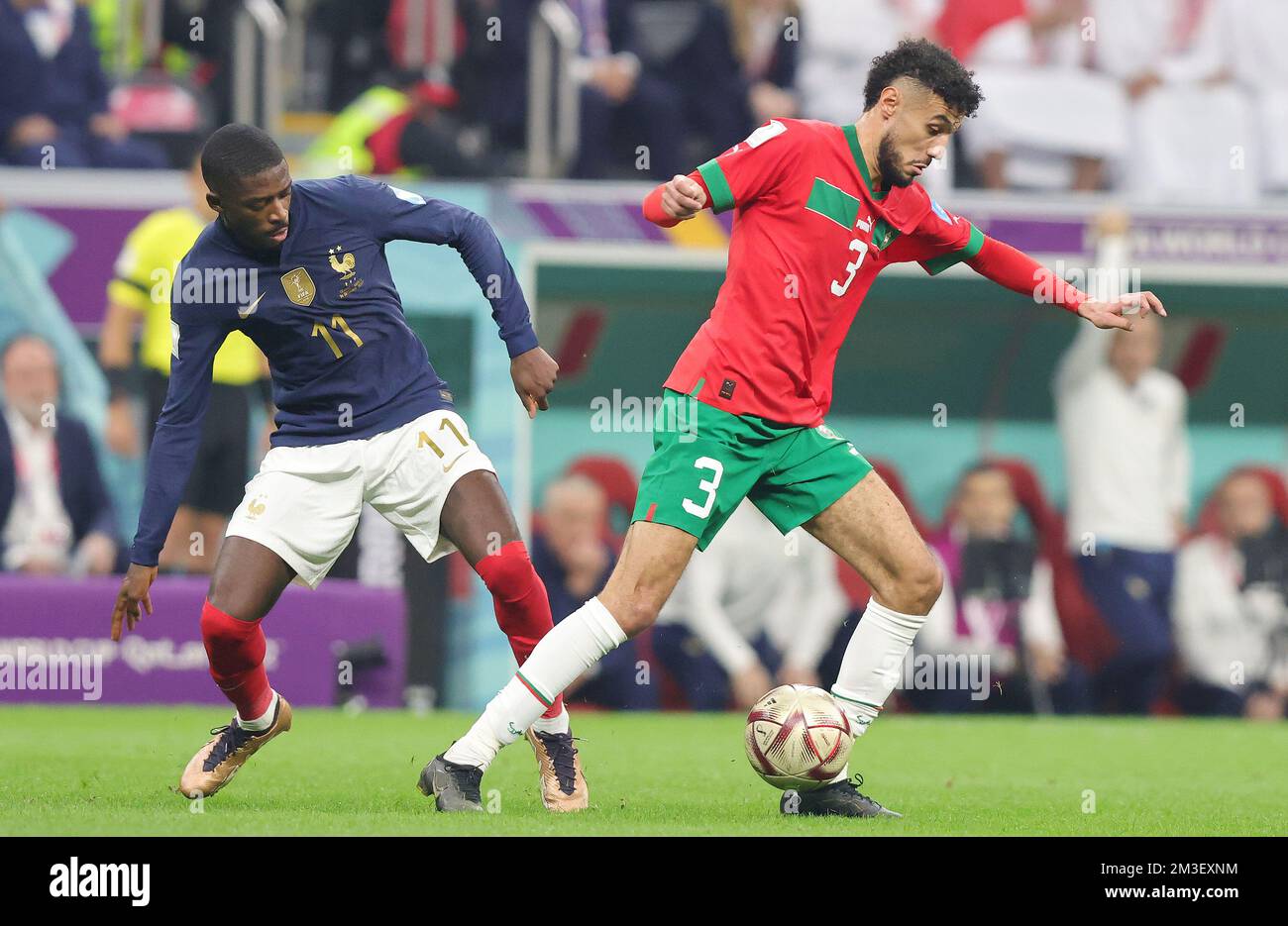 December 14, 2022, Rome, Qatar Noussair Mazraoui of Morocco and