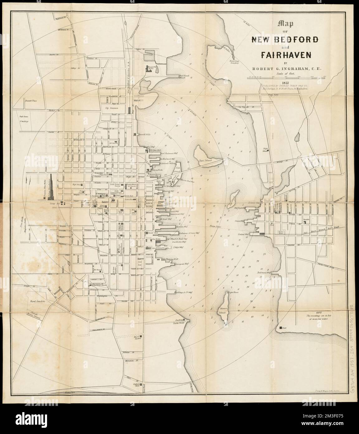 Map of New Bedford and Fairhaven , Fairhaven Mass., Maps, New Bedford ...