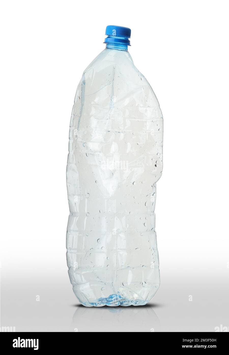 large plastic water bottle on a white background Stock Photo - Alamy