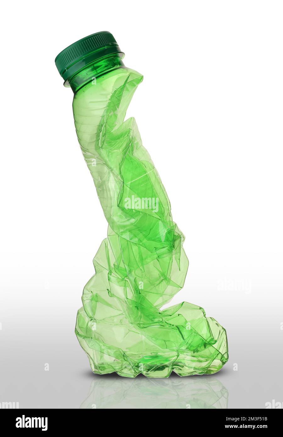empty plastic bottle on white background Stock Photo - Alamy