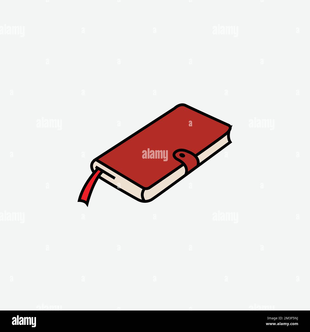Notebook Icon, Office Concept. Flat Style - Vector. Vector illustration Stock Vector