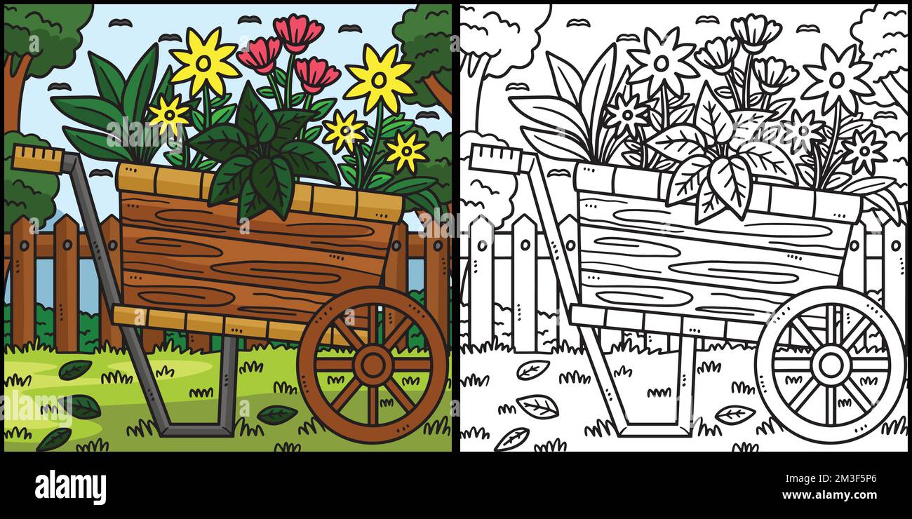 Earth Day Plants In Wheelbarrow Illustration Stock Vector Image Art earth-day-plants-in-wheelbarrow-illustration-stock-vector-image-art