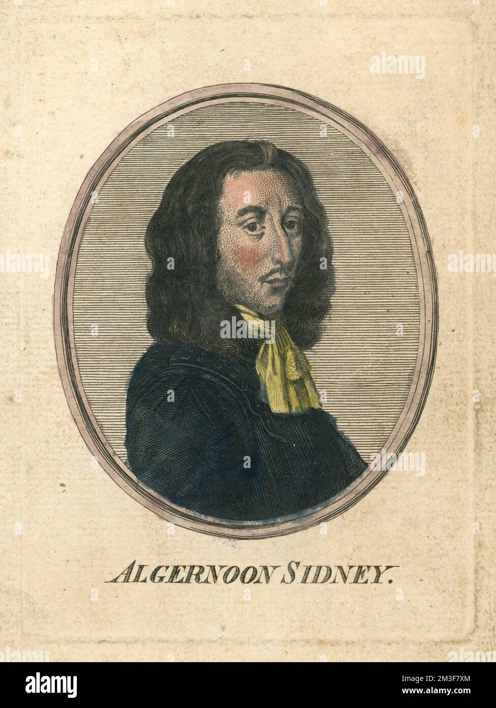 Algernon Sidney or Sydney Stock Photo