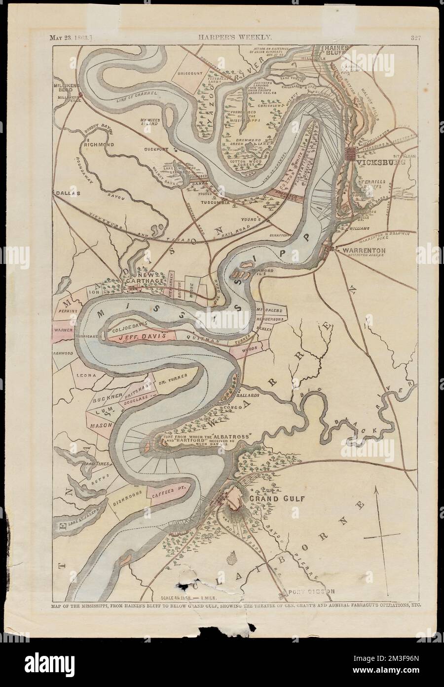 1870 map of united states hi res - Map Of The Mississippi From Haines Bluff To Below Grand Gulf Showing The Theatre Of Gen Grants And Admiral Farraguts Operations Etc Campaigns Battles Civil Wars United States History Civil War 1861 1865 Grant Ulysses S Ulysses Simpson 1822 1885 Farragut David Glasgow 1801 1870 Ralph Finos Map Collection 2M3F96N 