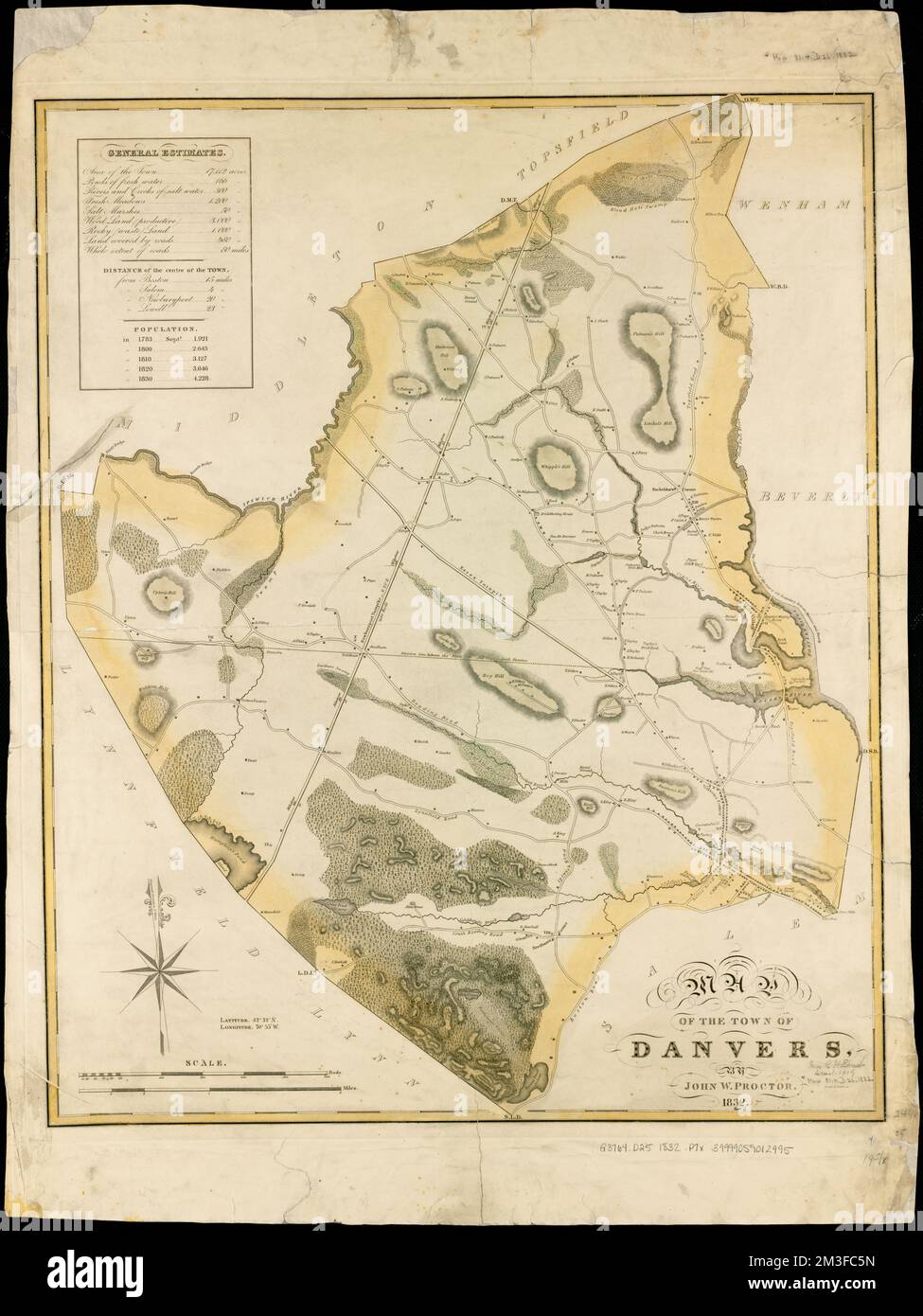 Map of the town of Danvers Danvers - Map Of The Town Of Danvers Danvers Mass Maps Norman B Leventhal Map Center Collection 2M3FC5N 